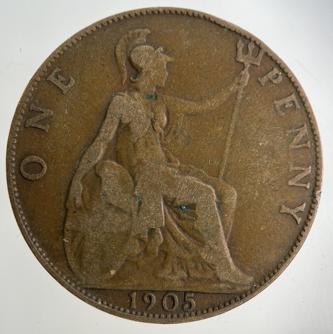 1905 Edward VII One Penny Coin | Collectable Grade