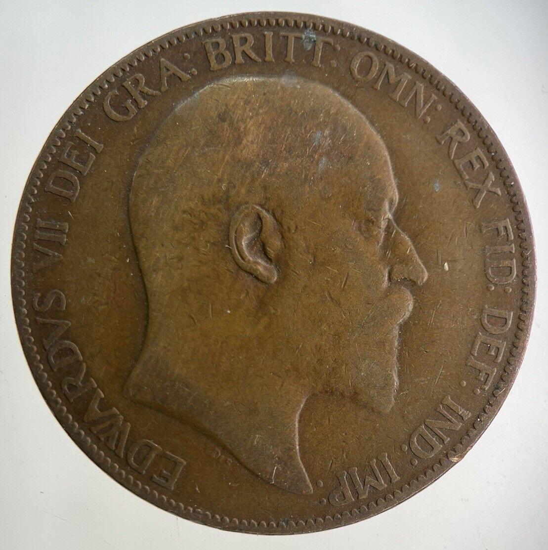 1905 Edward VII One Penny Coin | Collectable Grade