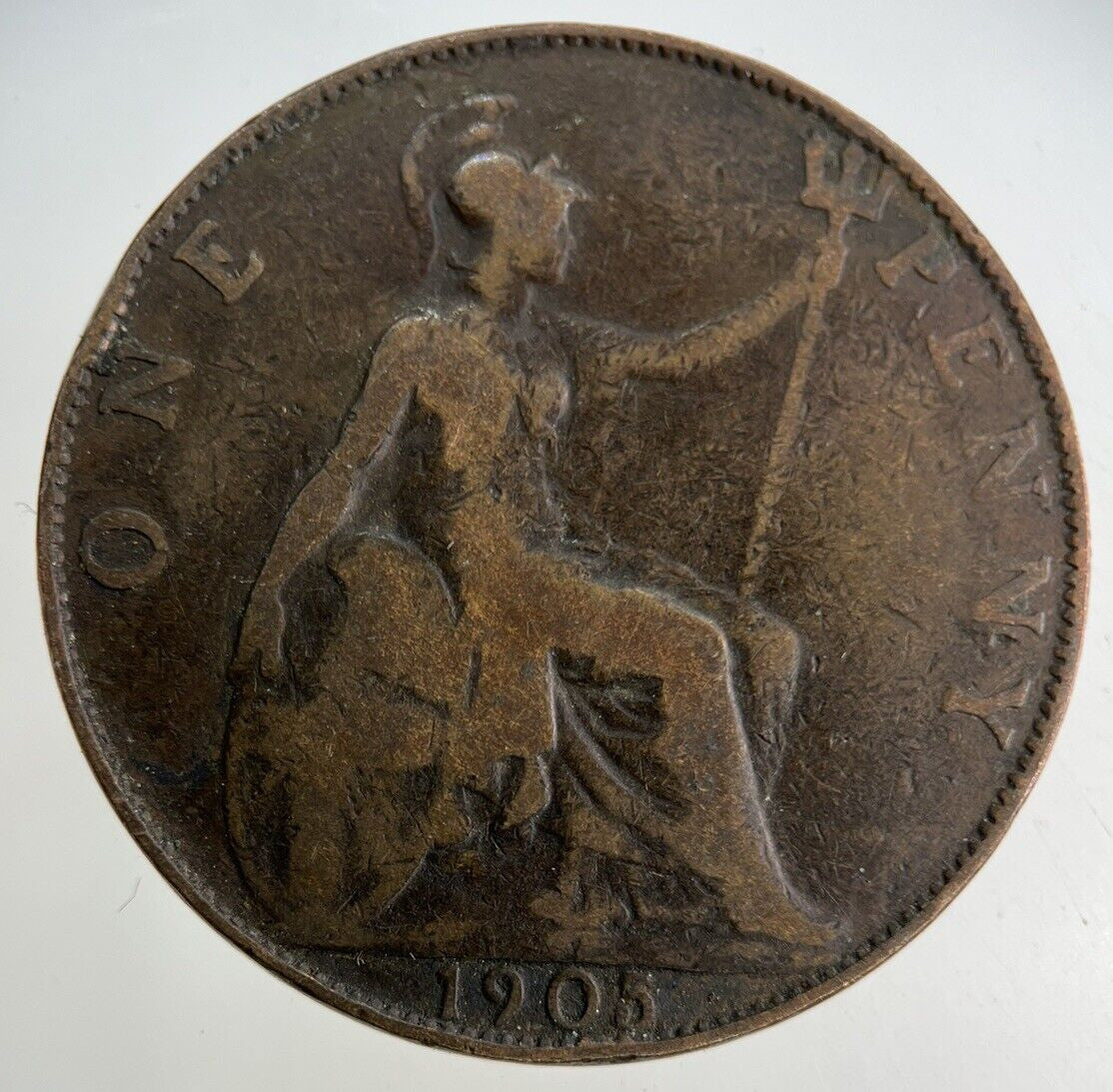 1905 Edward VII One Penny Coin | Collectable Grade