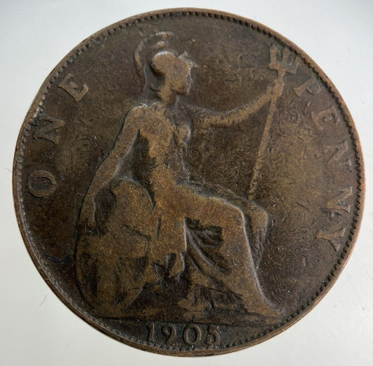 1905 Edward VII One Penny Coin | Collectable Grade