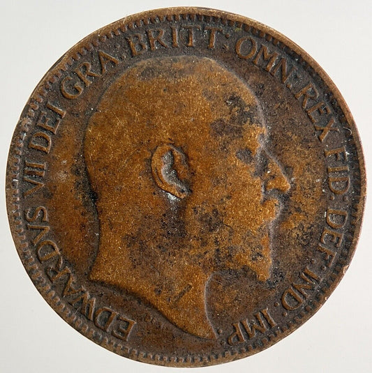 1906 Edward VII Farthing Coin | Fine Collectable Grade