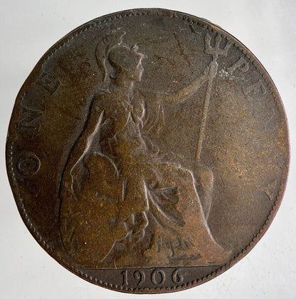 1906 Edward VII One Penny Coin | Collectable Grade