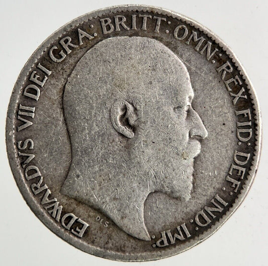 1906 Edward VII Sixpence Silver Coin | Collectable Grade