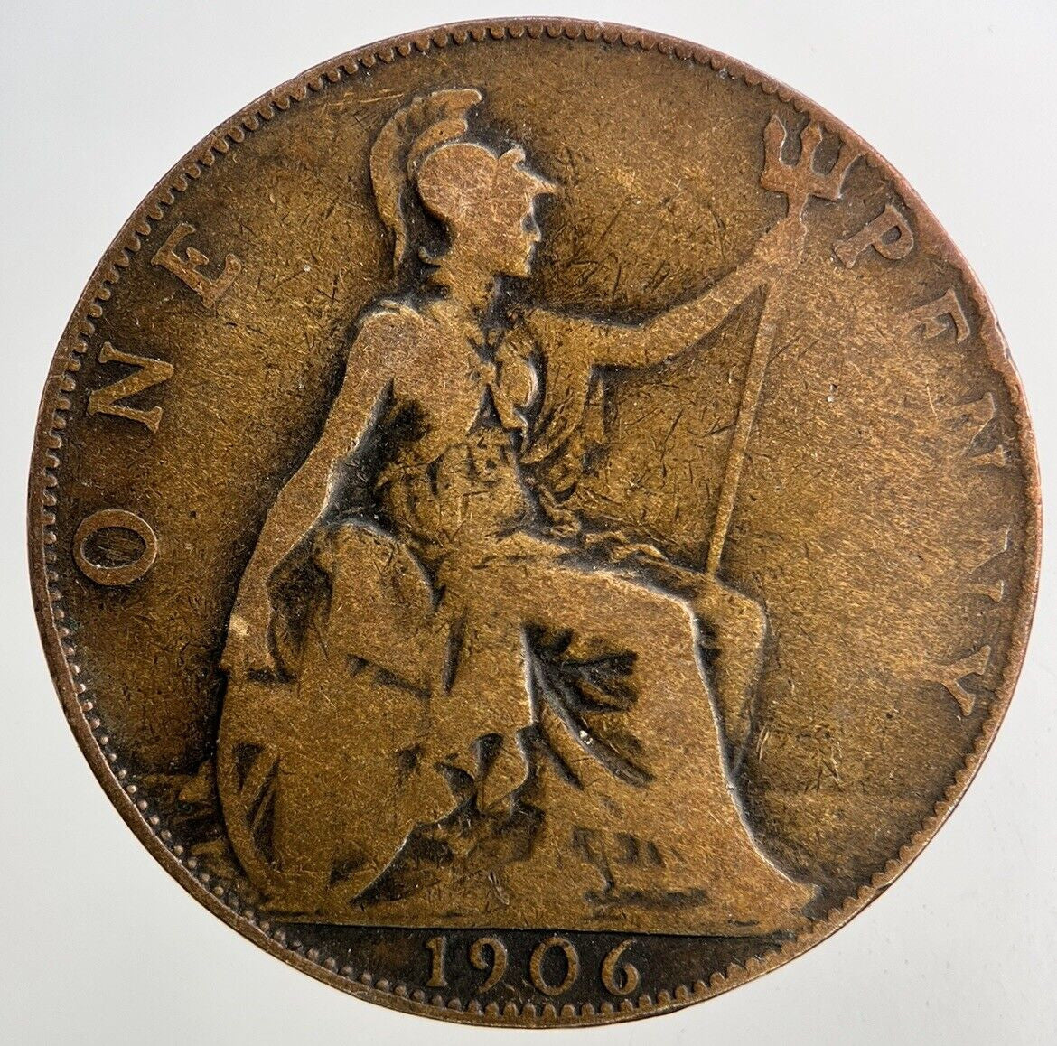 1906 Edward VII One Penny Coin | Collectable Grade