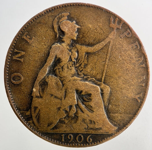 1906 Edward VII One Penny Coin | Collectable Grade