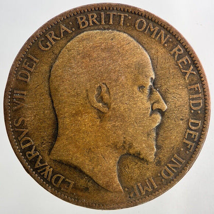 1906 Edward VII One Penny Coin | Collectable Grade