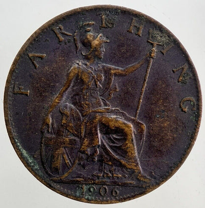 1906 Edward VII Farthing Coin | Very High Grade