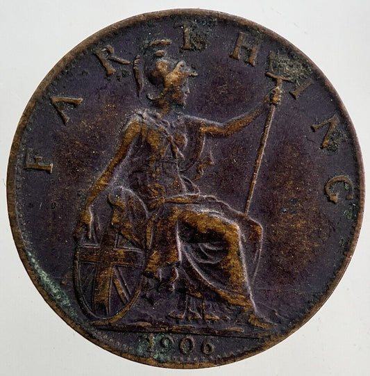 1906 Edward VII Farthing Coin | Very High Grade