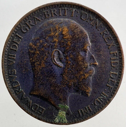 1906 Edward VII Farthing Coin | Very High Grade