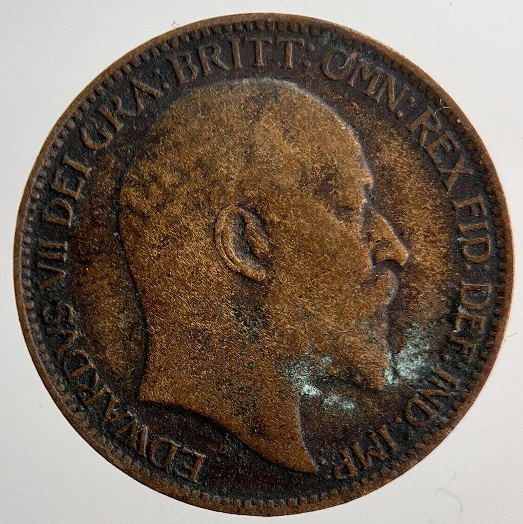 1906 Edward VII Farthing Coin | Fine Collectable Grade