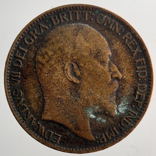 1906 Edward VII Farthing Coin | Fine Collectable Grade