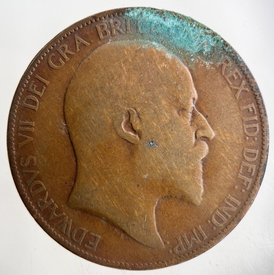 1906 Edward VII One Penny Coin | Collectable Grade