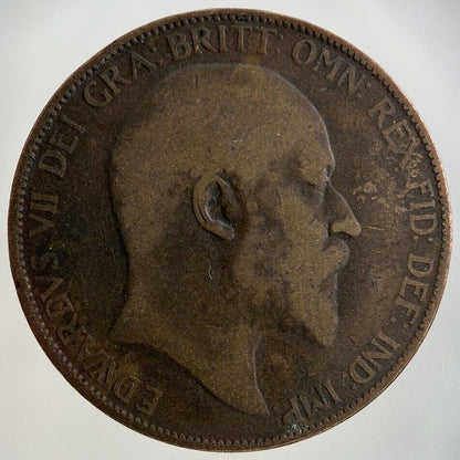 1906 Edward VII One Penny Coin | Collectable Grade