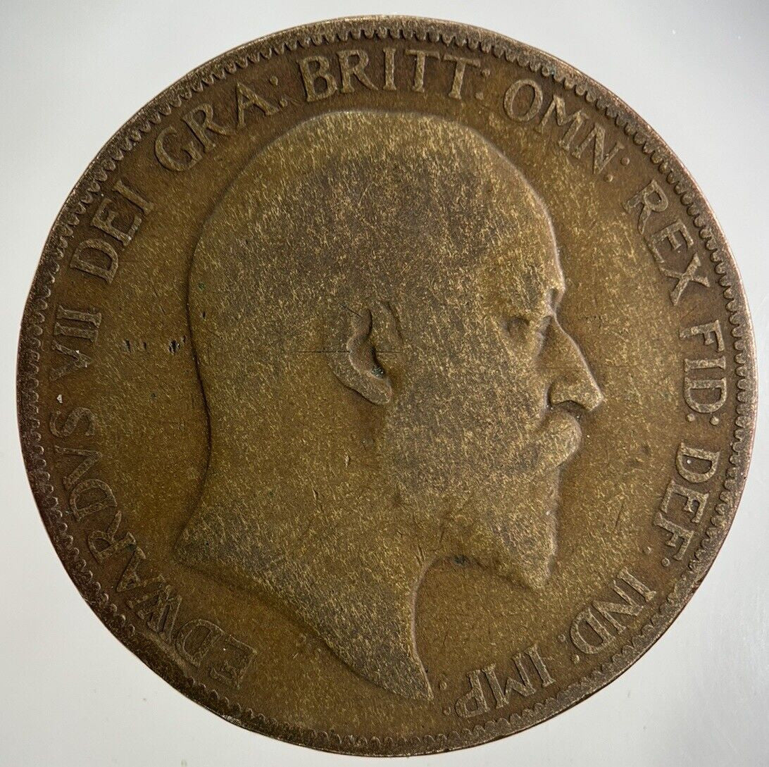 1906 Edward VII One Penny Coin | Collectable Grade