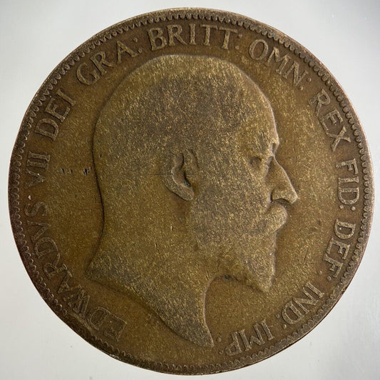 1906 Edward VII One Penny Coin | Collectable Grade