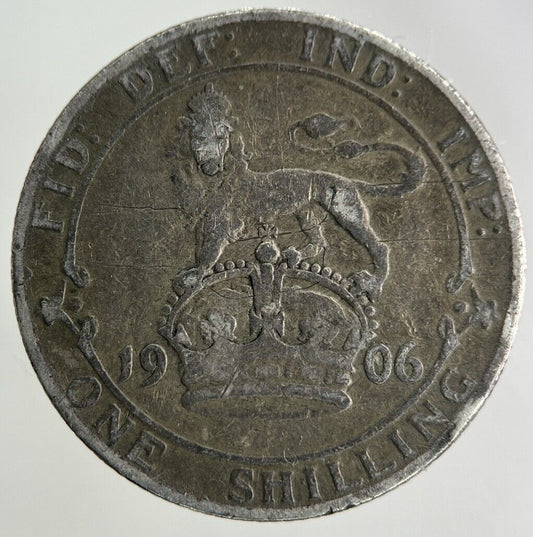 1906 Edward VII One Shilling Silver Coin | Collectable Grade