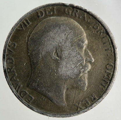 1906 Edward VII One Shilling Silver Coin | Collectable Grade