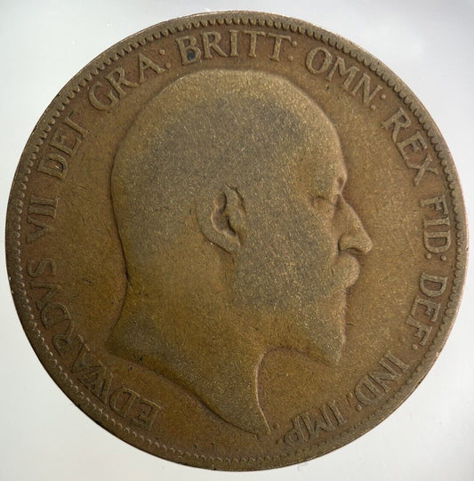 1906 Edward VII One Penny Coin | Collectable Grade
