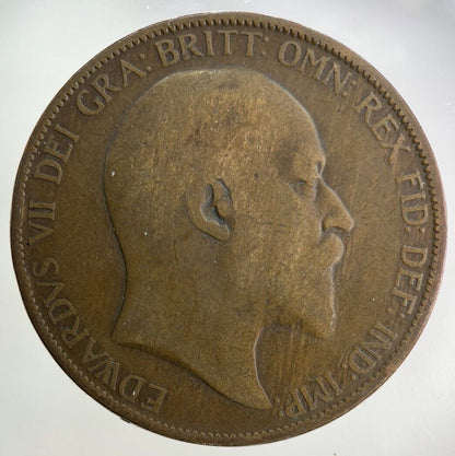 1906 Edward VII One Penny Coin | Collectable Grade
