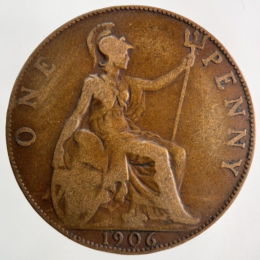 1906 Edward VII One Penny Coin | Collectable Grade