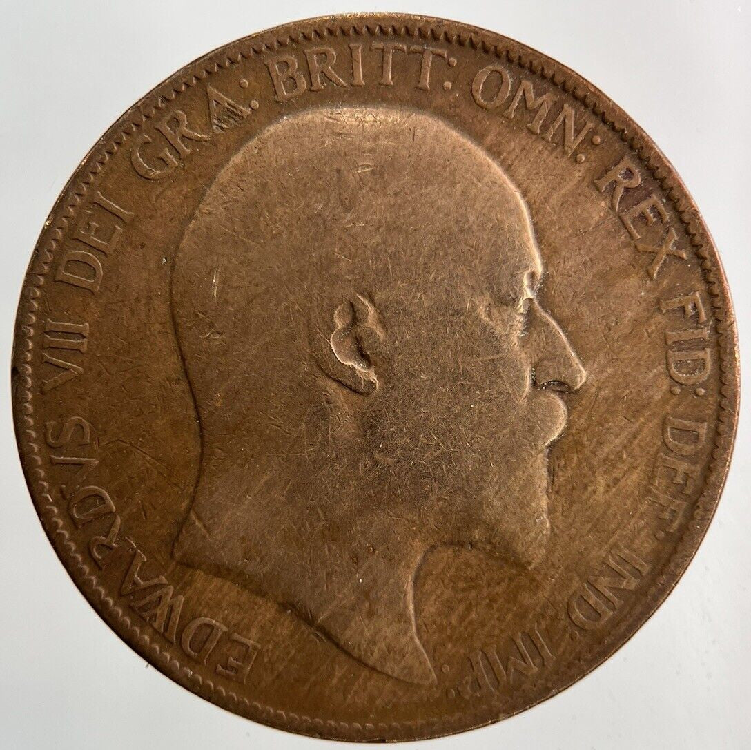 1906 Edward VII One Penny Coin | Collectable Grade