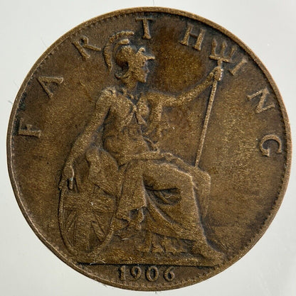 1906 Edward VII Farthing Coin | Fine Collectable Grade
