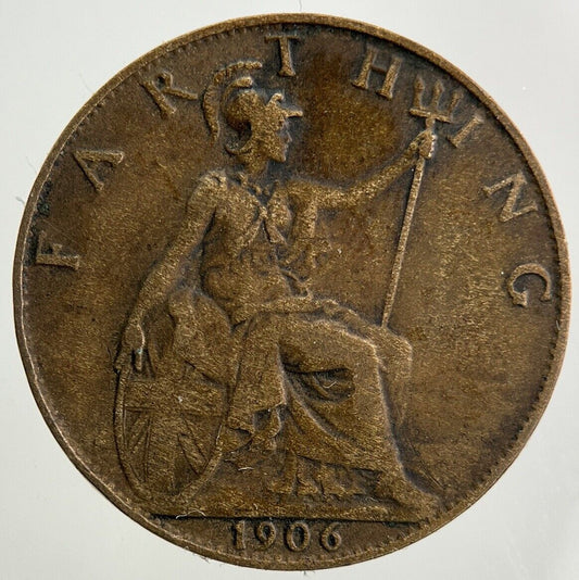 1906 Edward VII Farthing Coin | Fine Collectable Grade