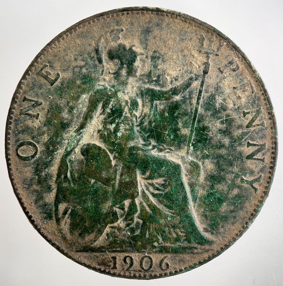 1906 Edward VII One Penny Coin | Collectable Grade