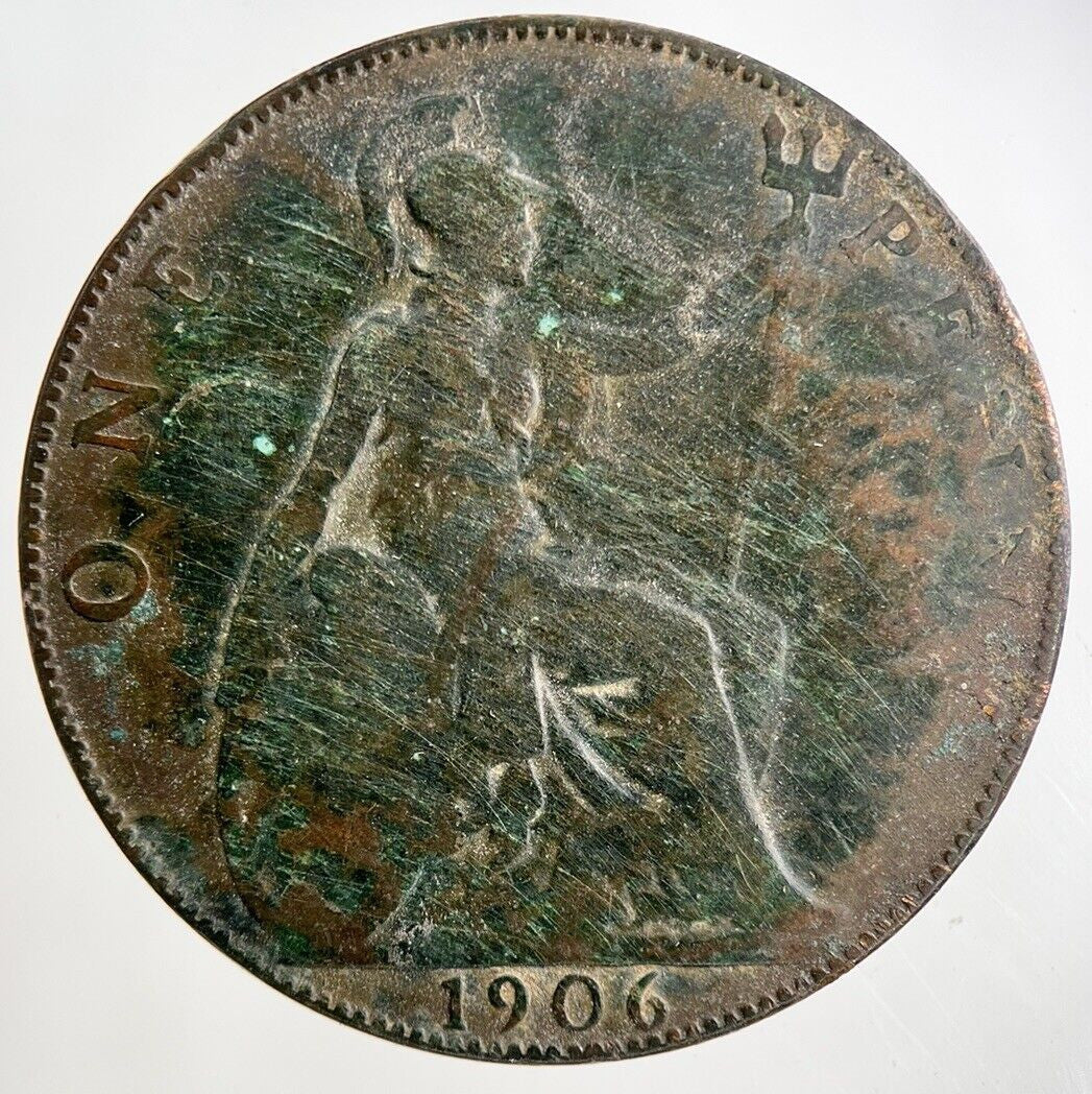 1906 Edward VII One Penny Coin | Collectable Grade