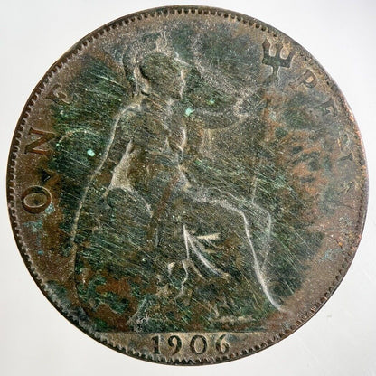 1906 Edward VII One Penny Coin | Collectable Grade