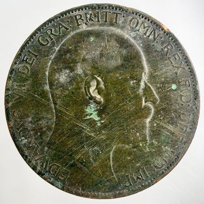 1906 Edward VII One Penny Coin | Collectable Grade