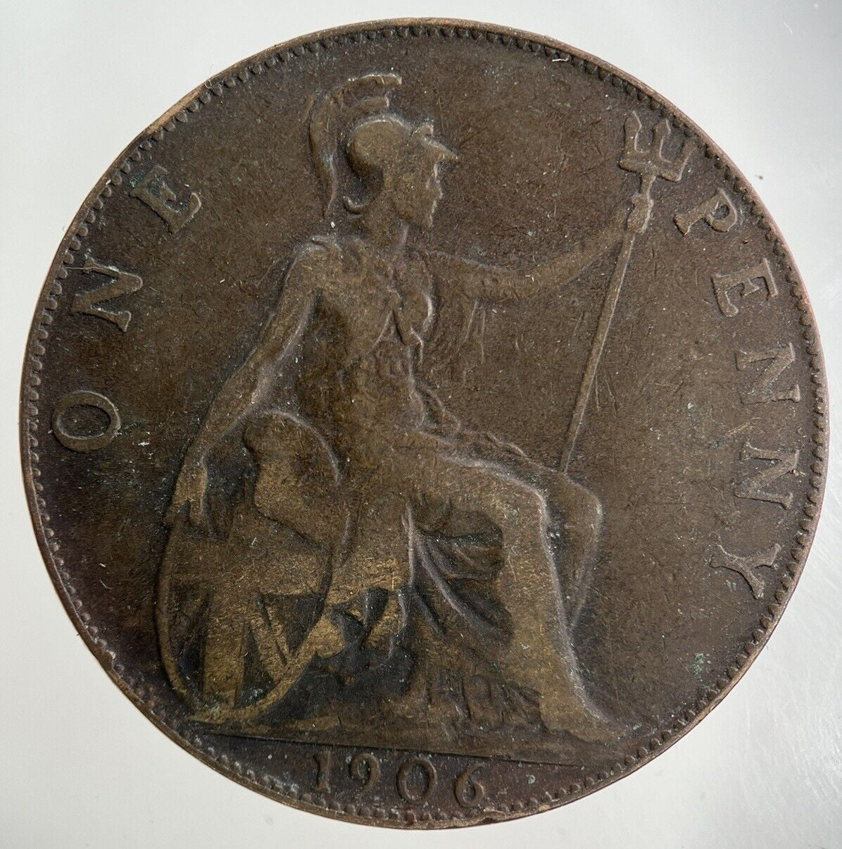 1906 Edward VII One Penny Coin | Fine Collectable Grade