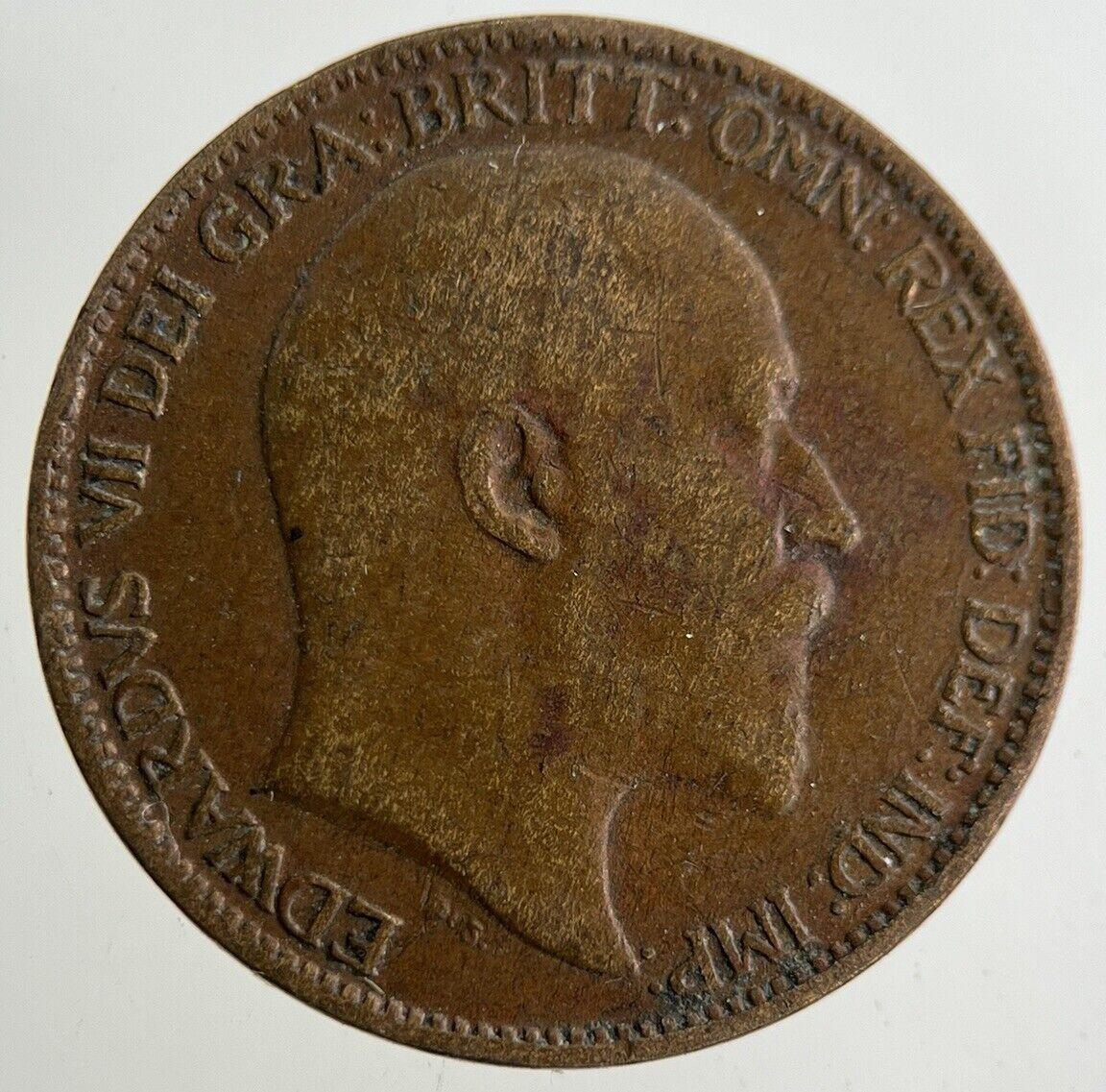 1906 Edward VII Farthing Coin | Collectable Grade