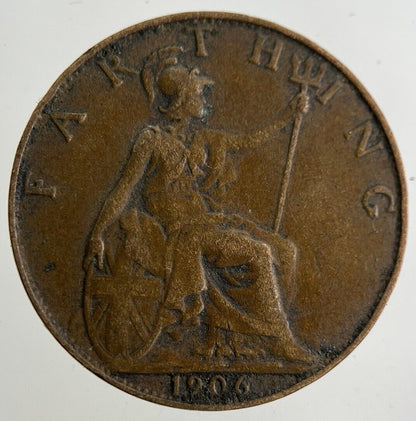 1906 Edward VII Farthing Coin | Fine Collectable Grade