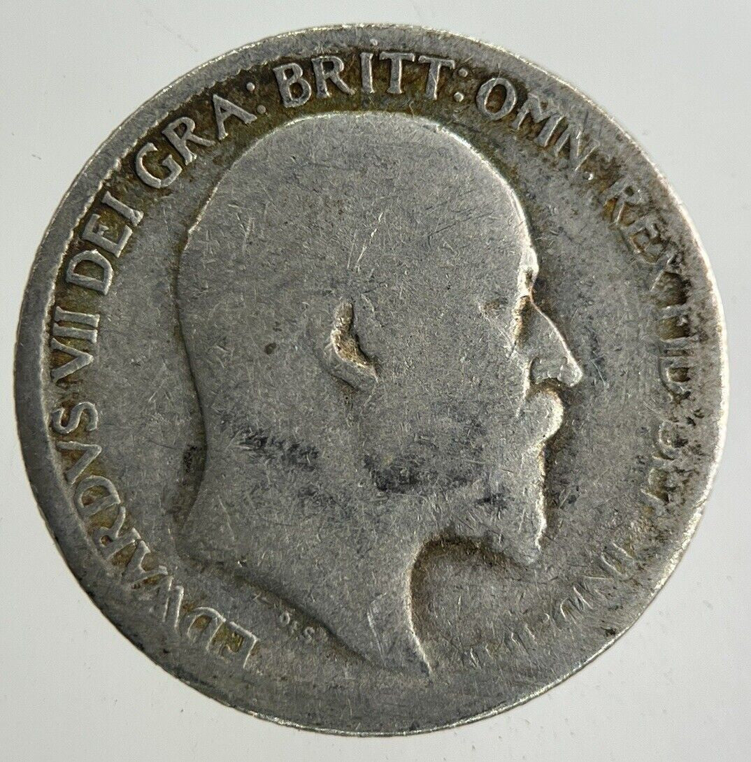 1906 Edward VII Sixpence Silver Coin | Collectable Grade