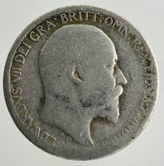1906 Edward VII Sixpence Silver Coin | Collectable Grade
