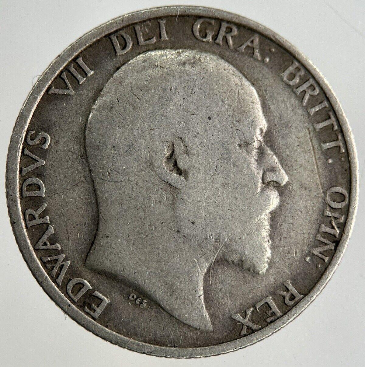 1906 Edward VII Shilling Silver Coin | Fine Collectable Grade