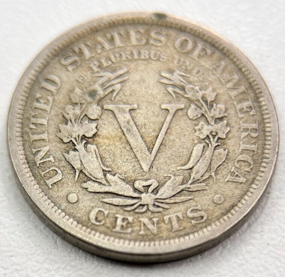 1906 US USA Barber V Cents Nickel Coin | Fine Collectable Grade | a1745