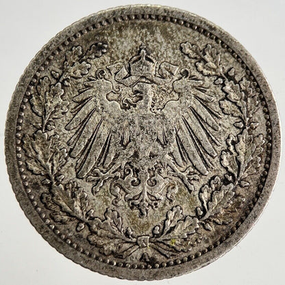1906 Germany 1/2 Half Mark Silver Coin | Collectable Grade | a8773