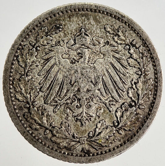 1906 Germany 1/2 Half Mark Silver Coin | Collectable Grade | a8773