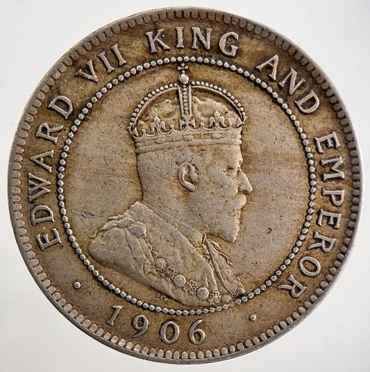 1906 Jamaica Edward VII One Penny Coin | Very High Grade | a5638