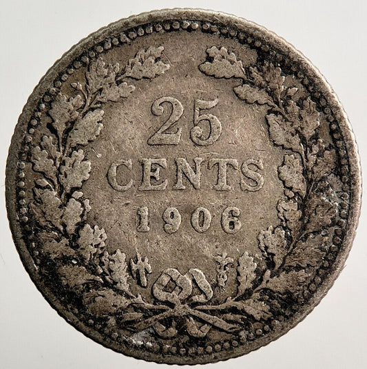 1906 Netherlands 10 Cents Silver Coin | Collectable Grade | a3754
