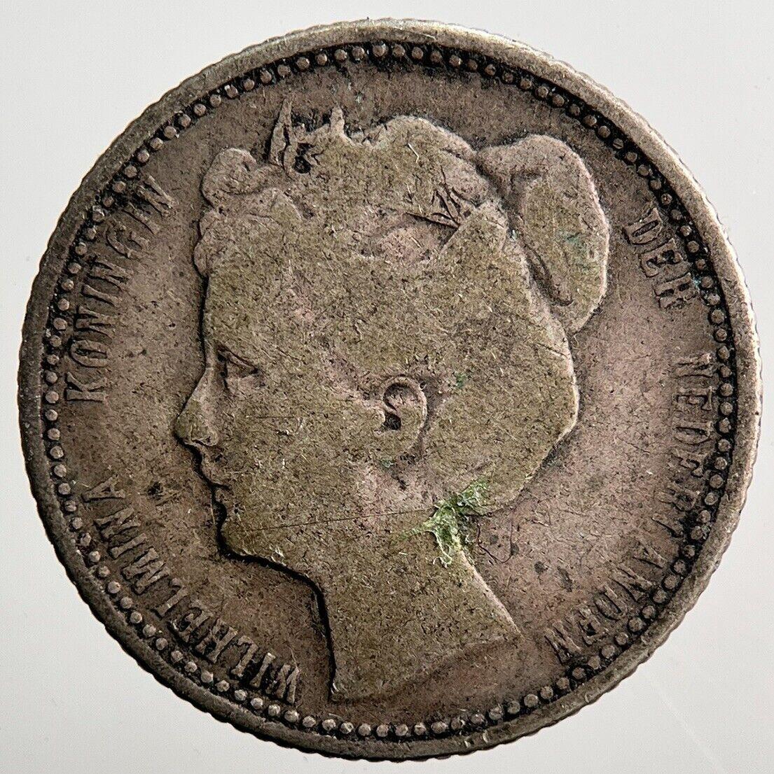 1906 Netherlands 10 Cents Silver Coin | Collectable Grade | a3754