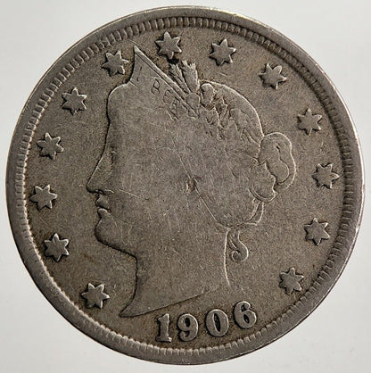1906 US USA Liberty V 5 Cents Nickel Coin | Collectable Grade | a5003