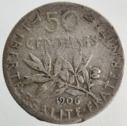 1906 France 50 Centimes Silver Coin | Collectable Grade