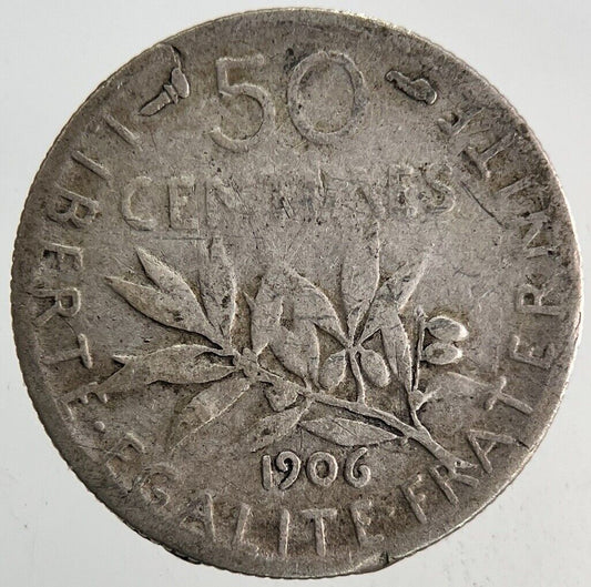 1906 France 50 Centimes Silver Coin | Collectable Grade