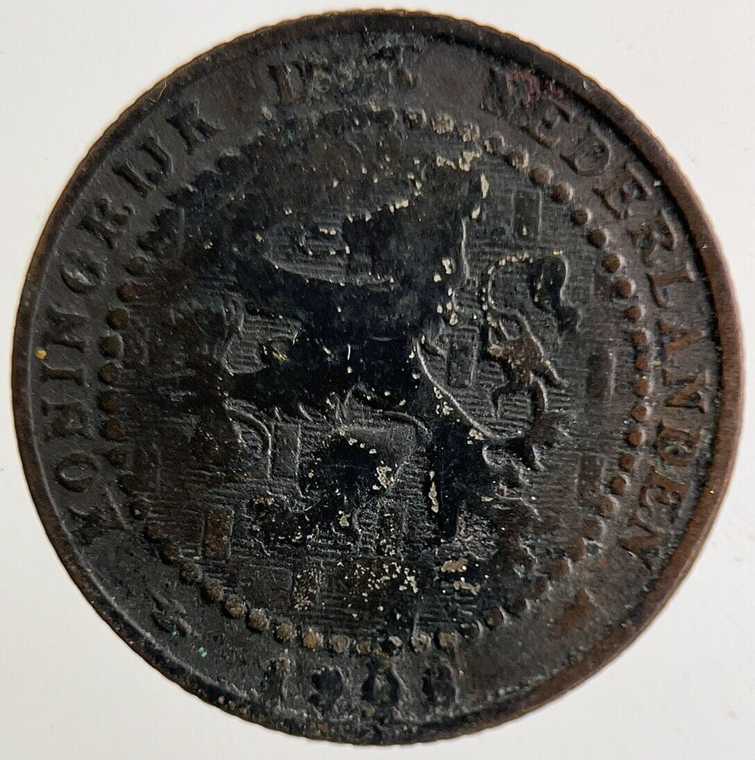 1906 Netherlands 1 Cent Coin | Fair Grade