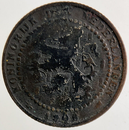 1906 Netherlands 1 Cent Coin | Fair Grade