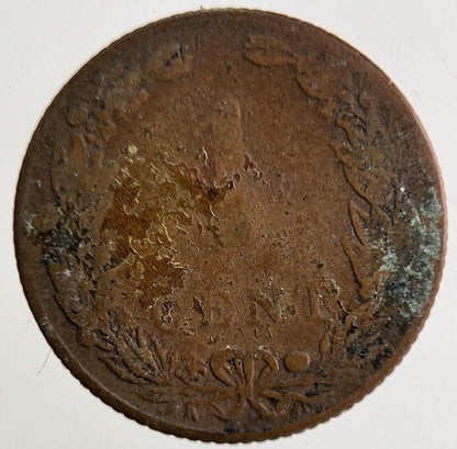 1906 Netherlands 1 Cent Coin | Fair Grade