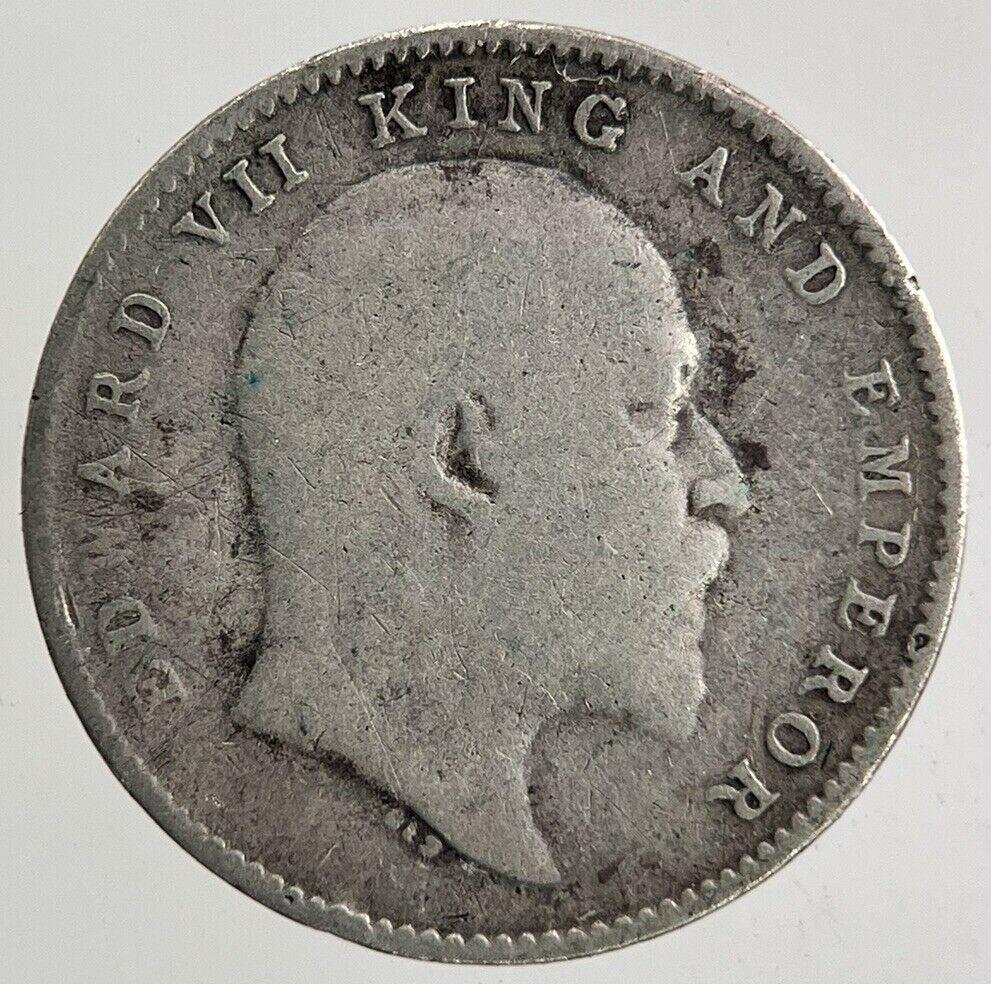 1906 India 2 Annas Silver Coin | Fine Collectable Grade